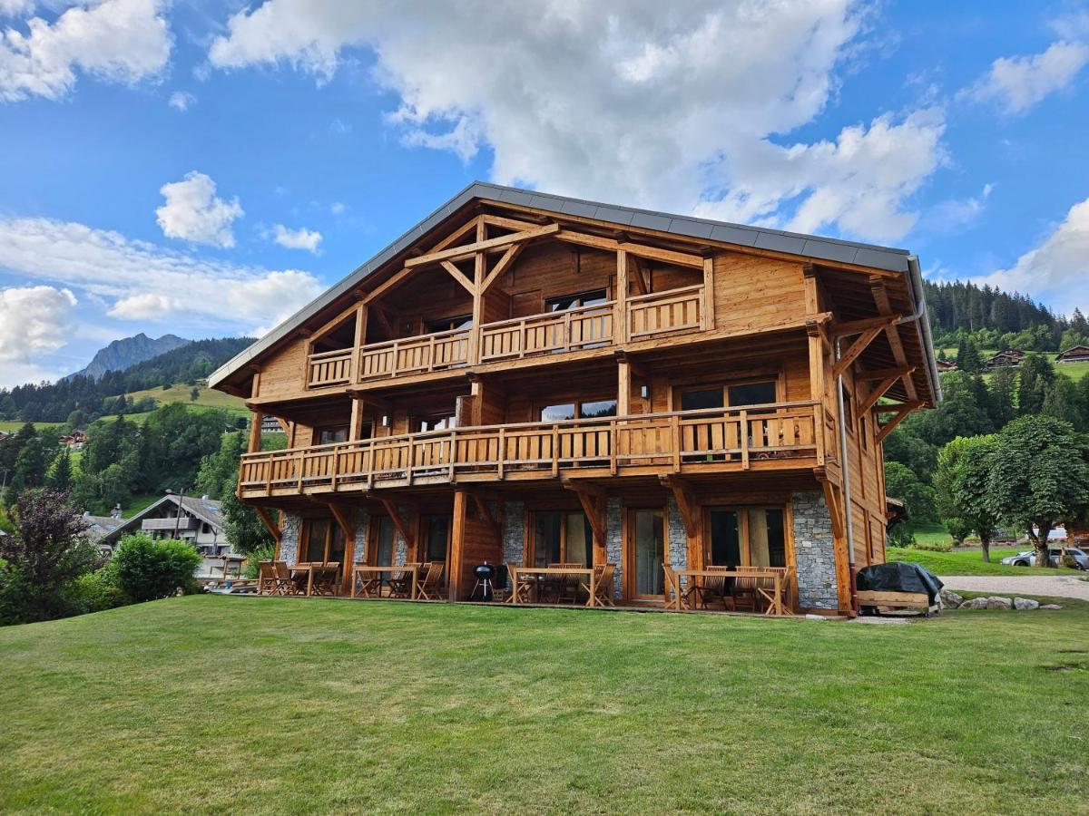 Demi-Chalet Vadel La Panthiaz 15 Pers 5 Chambres Abondance المظهر الخارجي الصورة