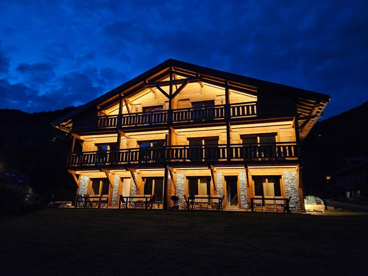 Demi-Chalet Vadel La Panthiaz 15 Pers 5 Chambres Abondance المظهر الخارجي الصورة