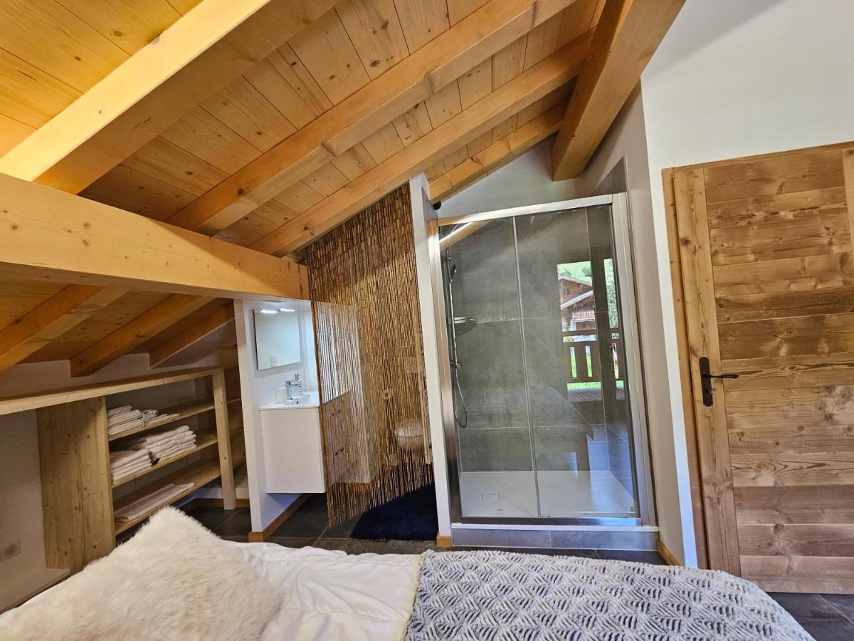 Demi-Chalet Vadel La Panthiaz 15 Pers 5 Chambres Abondance المظهر الخارجي الصورة