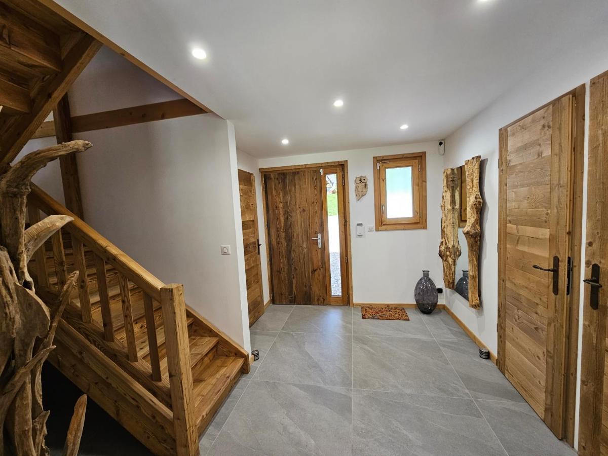 Demi-Chalet Vadel La Panthiaz 15 Pers 5 Chambres Abondance المظهر الخارجي الصورة
