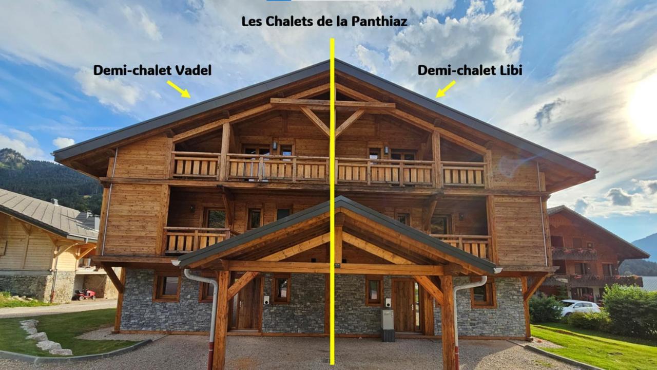 Demi-Chalet Vadel La Panthiaz 15 Pers 5 Chambres Abondance المظهر الخارجي الصورة