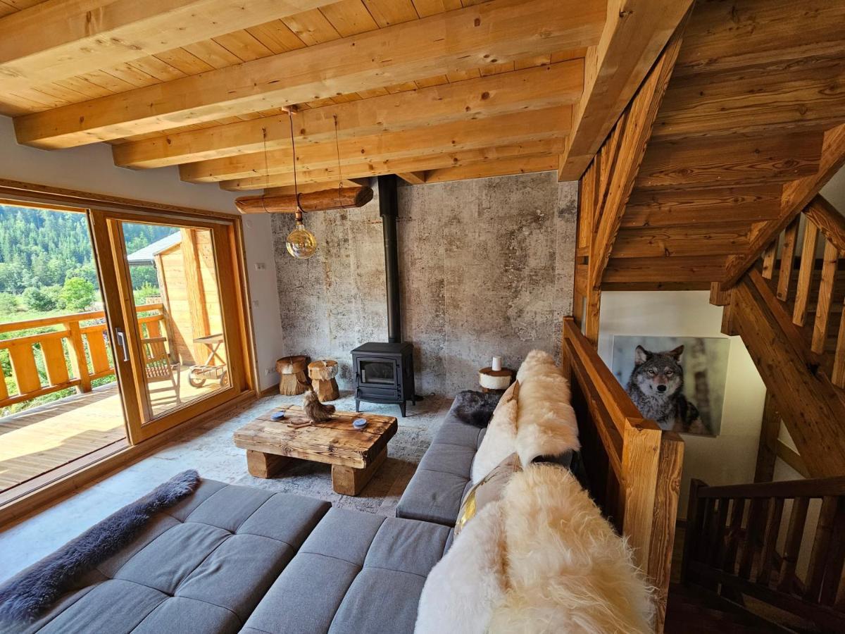 Demi-Chalet Vadel La Panthiaz 15 Pers 5 Chambres Abondance المظهر الخارجي الصورة