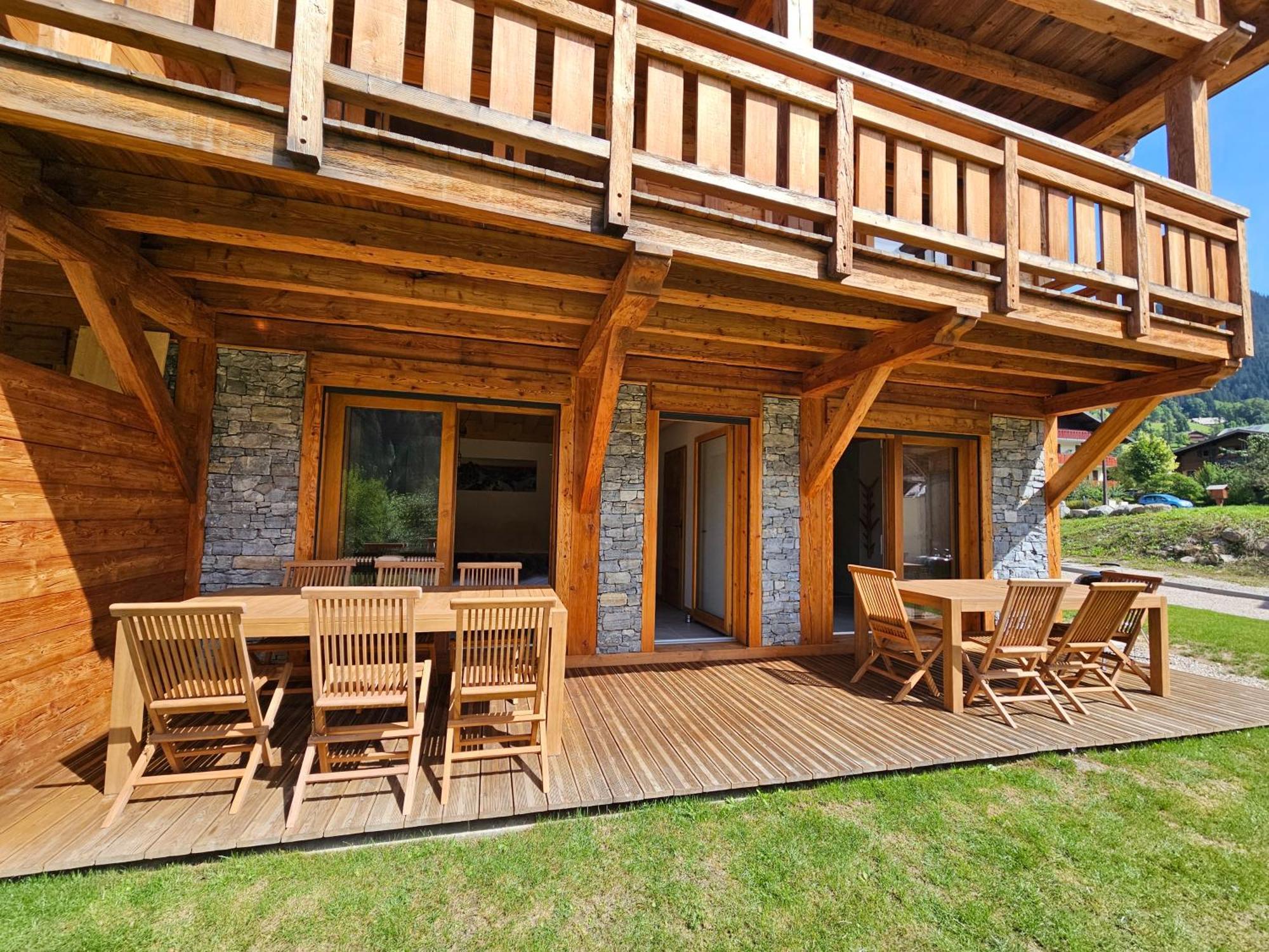 Demi-Chalet Vadel La Panthiaz 15 Pers 5 Chambres Abondance المظهر الخارجي الصورة
