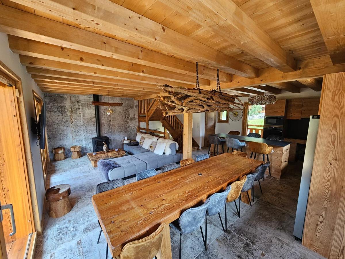 Demi-Chalet Vadel La Panthiaz 15 Pers 5 Chambres Abondance المظهر الخارجي الصورة