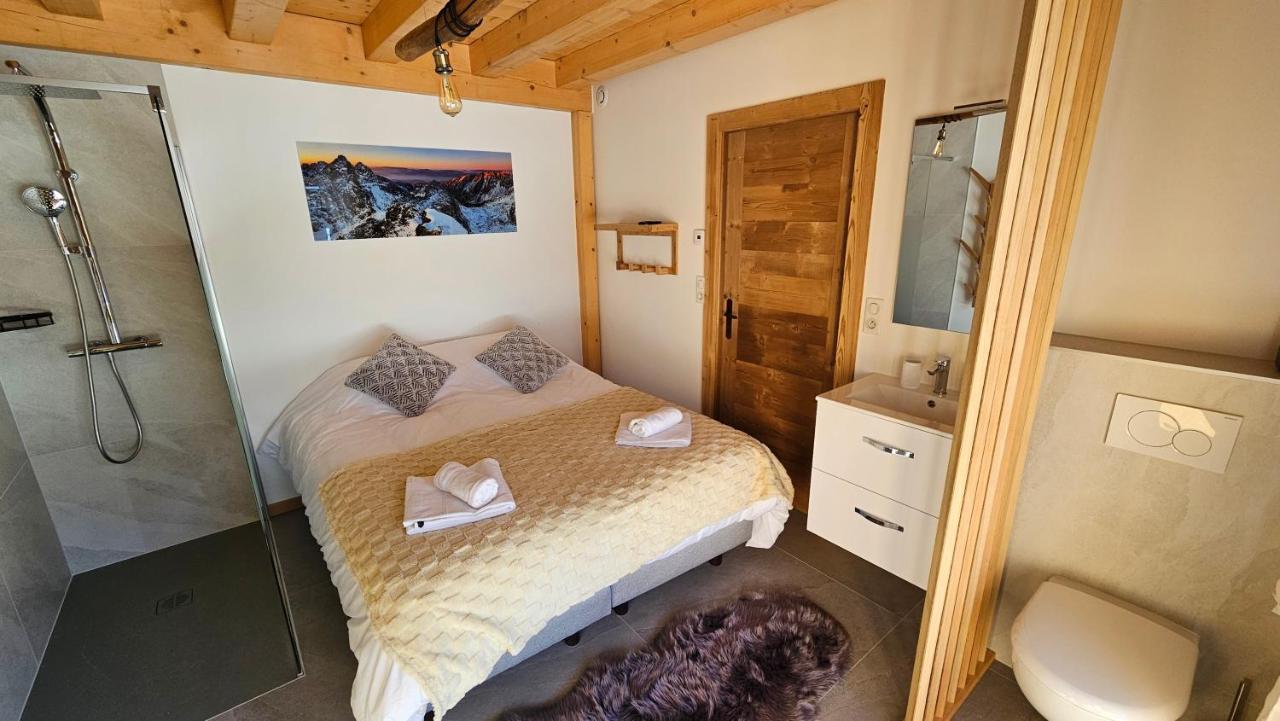 Demi-Chalet Vadel La Panthiaz 15 Pers 5 Chambres Abondance المظهر الخارجي الصورة