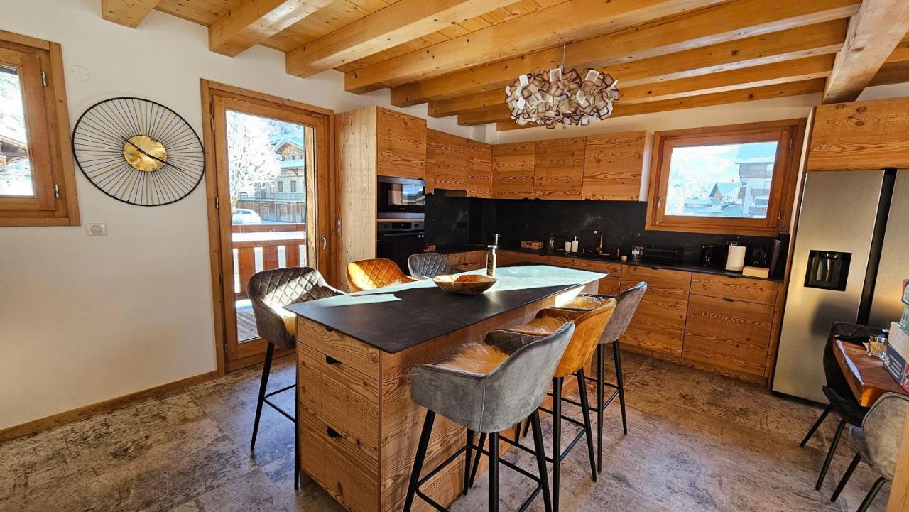 Demi-Chalet Vadel La Panthiaz 15 Pers 5 Chambres Abondance المظهر الخارجي الصورة