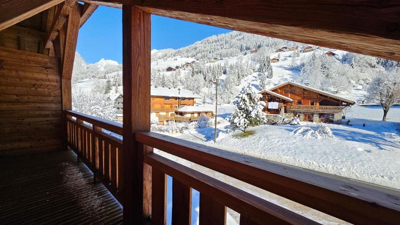 Demi-Chalet Vadel La Panthiaz 15 Pers 5 Chambres Abondance المظهر الخارجي الصورة