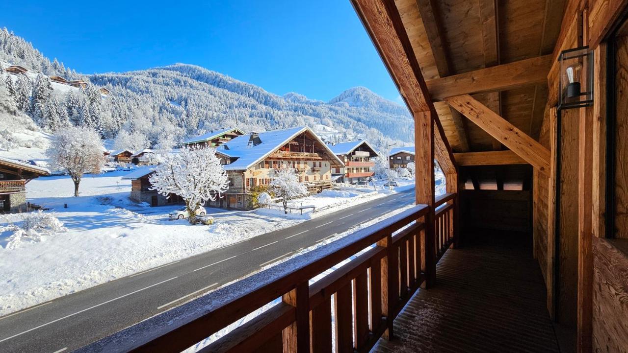 Demi-Chalet Vadel La Panthiaz 15 Pers 5 Chambres Abondance المظهر الخارجي الصورة