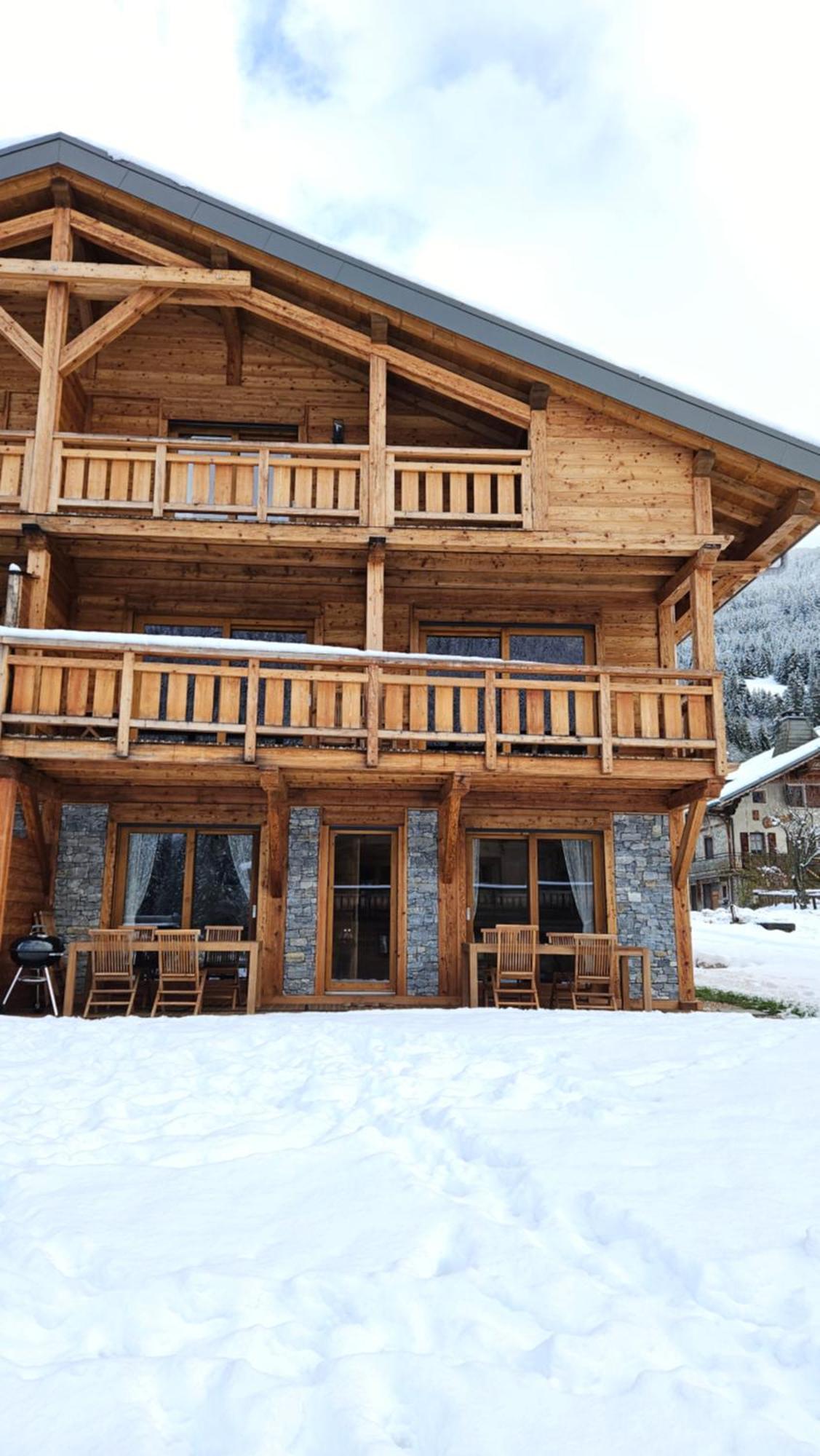 Demi-Chalet Vadel La Panthiaz 15 Pers 5 Chambres Abondance المظهر الخارجي الصورة