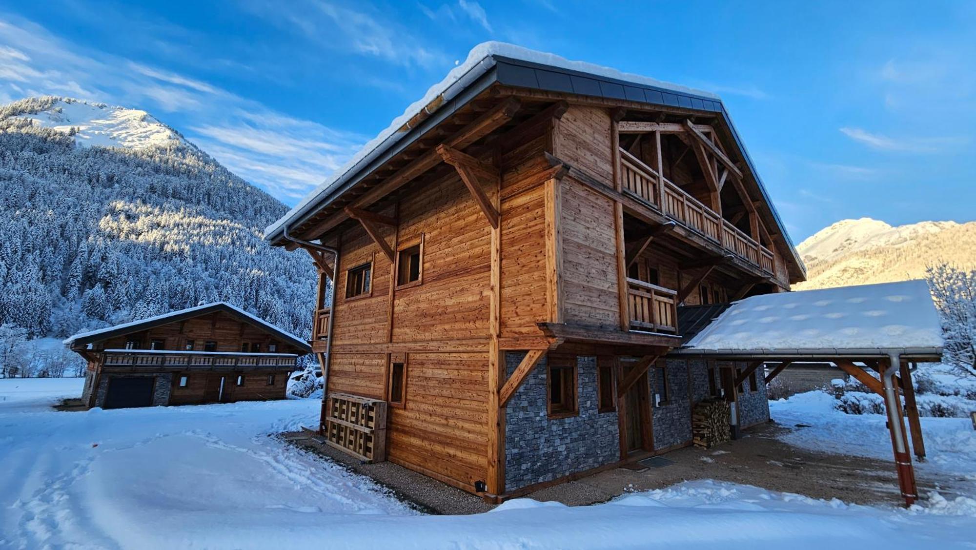 Demi-Chalet Vadel La Panthiaz 15 Pers 5 Chambres Abondance المظهر الخارجي الصورة