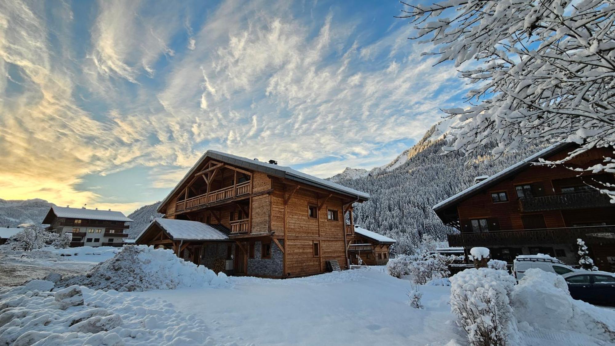 Demi-Chalet Vadel La Panthiaz 15 Pers 5 Chambres Abondance المظهر الخارجي الصورة