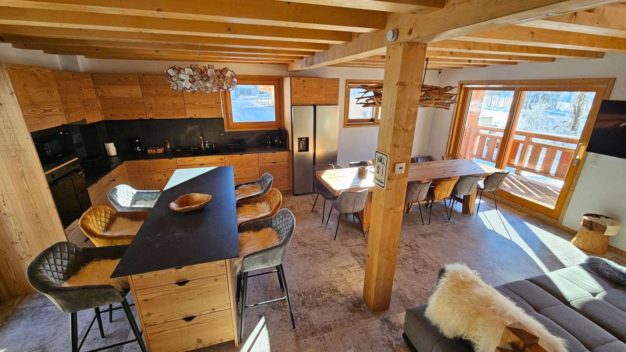 Demi-Chalet Vadel La Panthiaz 15 Pers 5 Chambres Abondance المظهر الخارجي الصورة