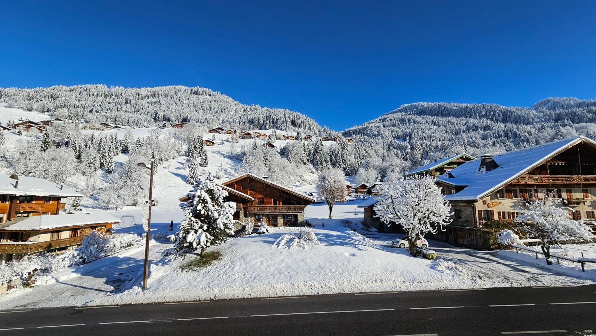 Demi-Chalet Vadel La Panthiaz 15 Pers 5 Chambres Abondance المظهر الخارجي الصورة